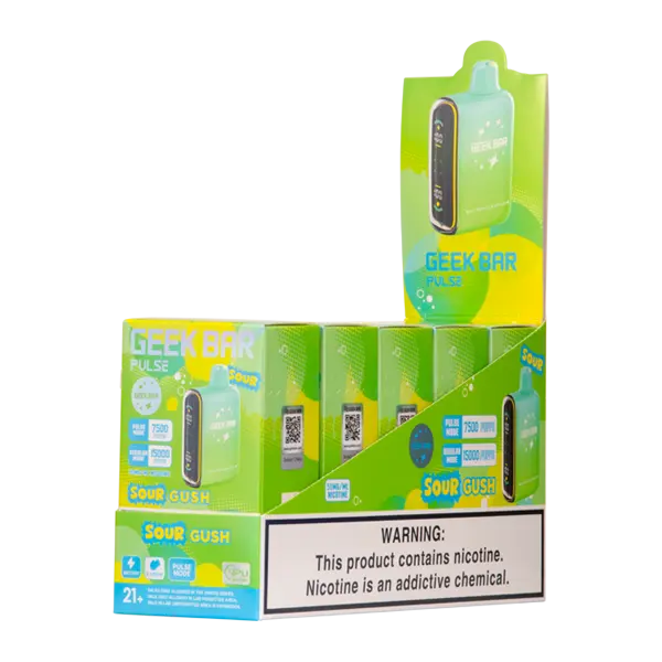 BUY 1 GET 1 FREE Sour Gush Geek Bar Pulse | Vape Amazon India Geek Vape