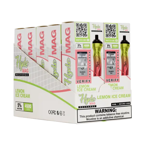BUY 1 GET 1 FREE Lemon Ice Cream Hyde Mag | Vape Amazon India Hyde Disposables