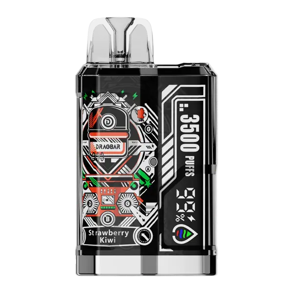 BUY 1 GET 1 FREE Strawberry Kiwi Dragbar B3500 | Vape Amazon India