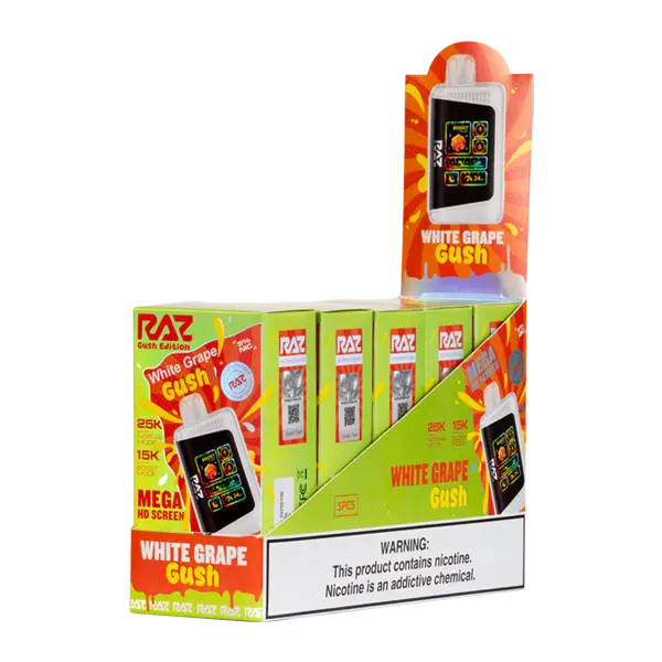 BUY 1 GET 1 FREE Buy 1 Get 1 Free White Grape Gush RAZ LTX 25000 GUSH EDITION | Vape Amazon India RAZ