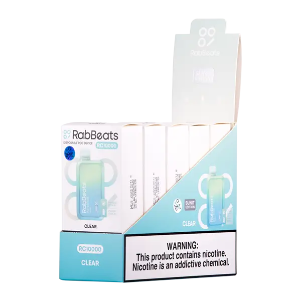 BUY 1 GET 1 FREE Clear RabBeats RC10000 | Vape Amazon India RabBeats