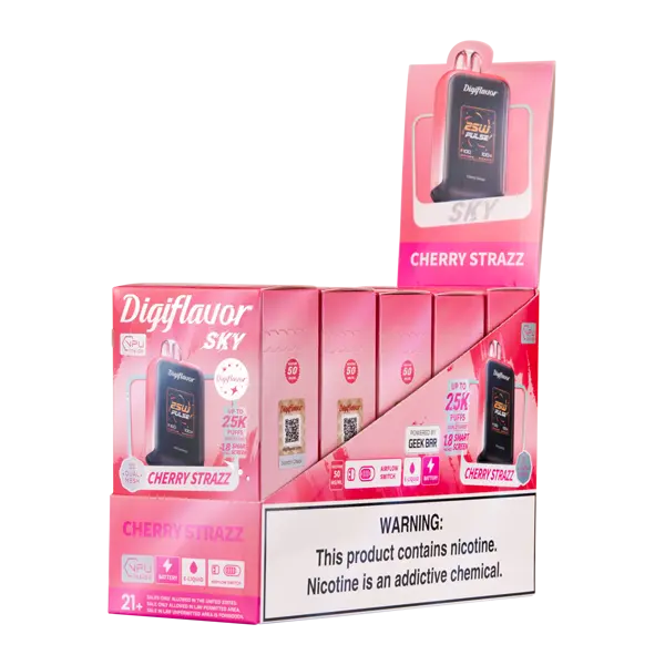 BUY 1 GET 1 FREE Cherry Strazz Digiflavor Sky | Vape Amazon India Digiflavor