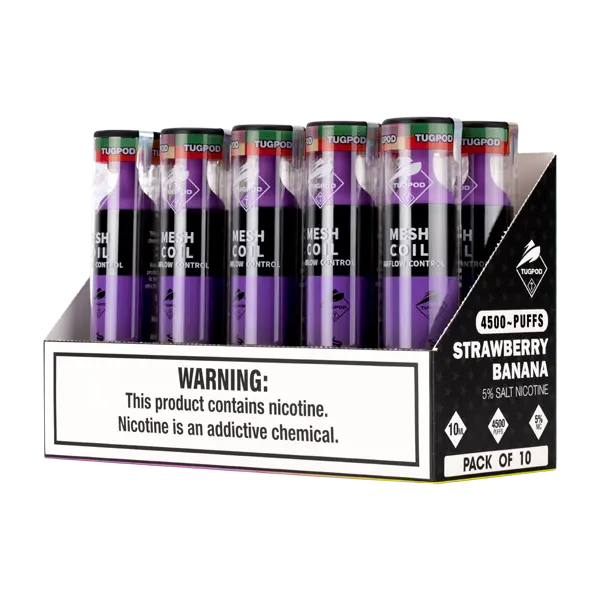 BUY 1 GET 1 FREE Strawberry Banana Tugpod Evo | Vape Amazon India Tugpod