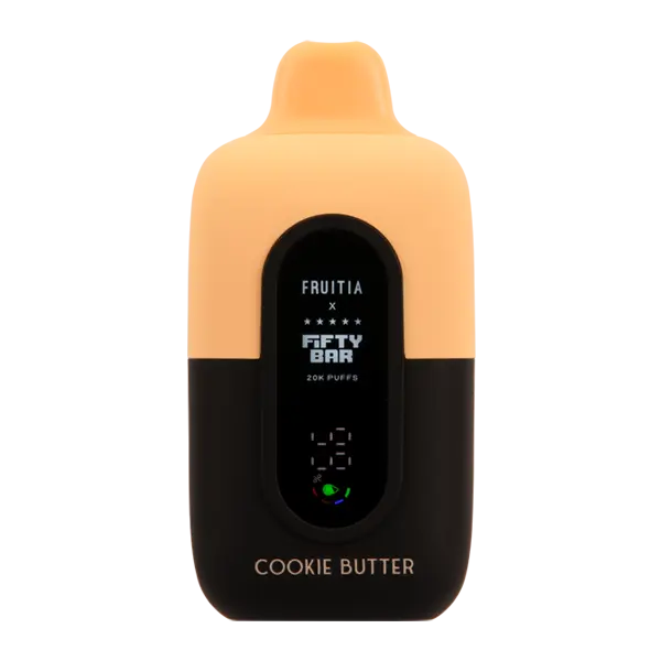 BUY 1 GET 1 FREE Cookie Butter FRUITIA X Fifty Bar 20K | Vape Amazon India