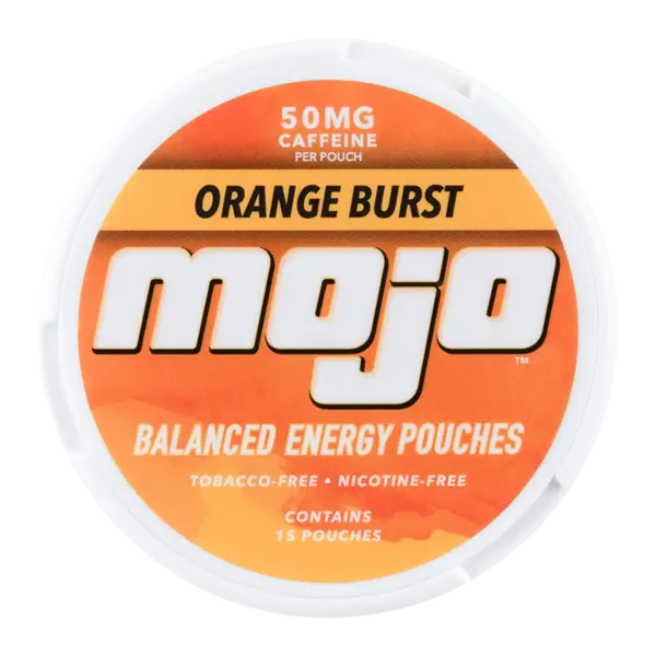 BUY 1 GET 1 FREE Orange Burst Mojo Balanced Energy Pouches | Vape Amazon India