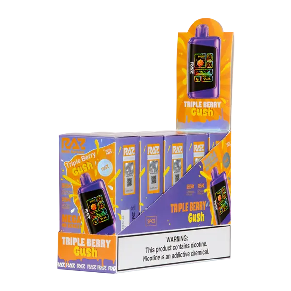 BUY 1 GET 1 FREE Triple Berry Gush RAZ LTX 25000 GUSH EDITION | Vape Amazon India RAZ