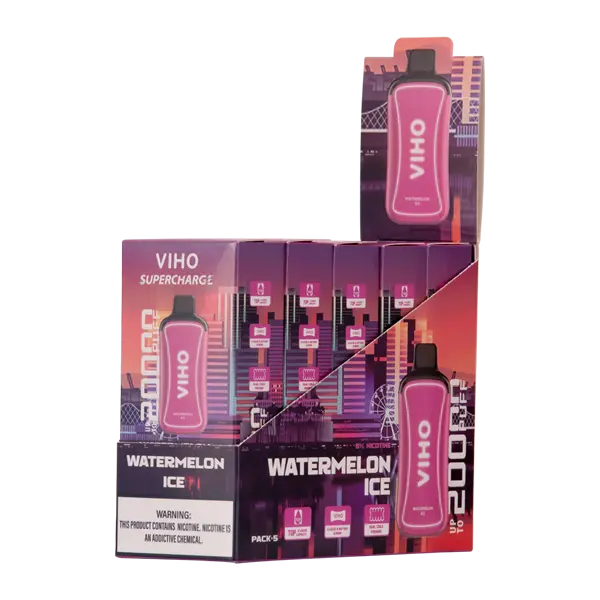BUY 1 GET 1 FREE Watermelon Ice Viho Supercharge | Vape Amazon India Viho