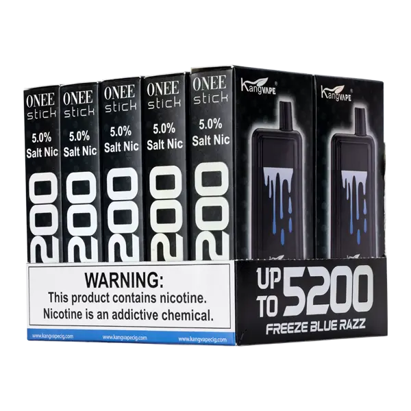 BUY 1 GET 1 FREE Freeze Blue Razz Kangvape Onee Stick 5200 | Vape Amazon India Kangvape