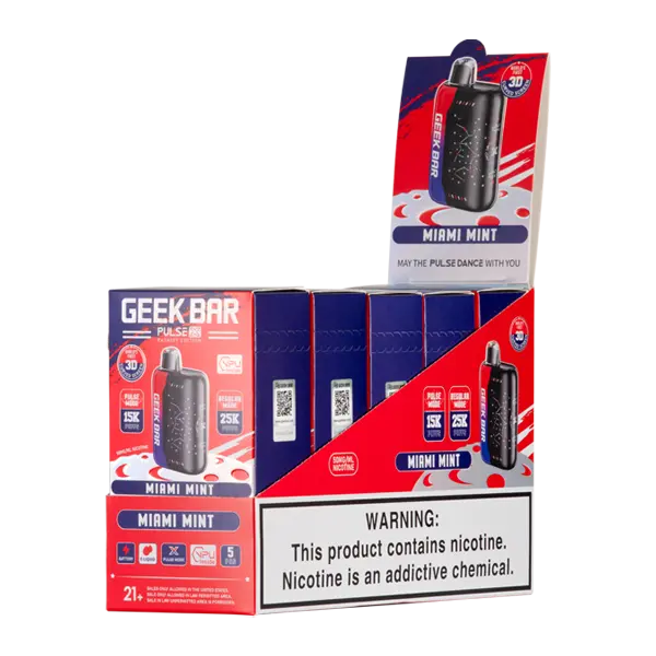BUY 1 GET 1 FREE Miami Mint Geek Bar Pulse X (Patriot Edition) | Vape Amazon India Geek Vape