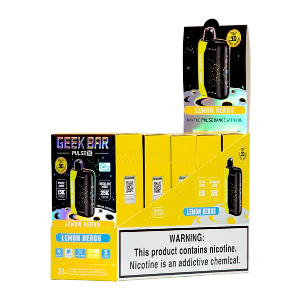 BUY 1 GET 1 FREE Sour Lemon Geek Bar Pulse X 25k | Vape Amazon India Geek Vape