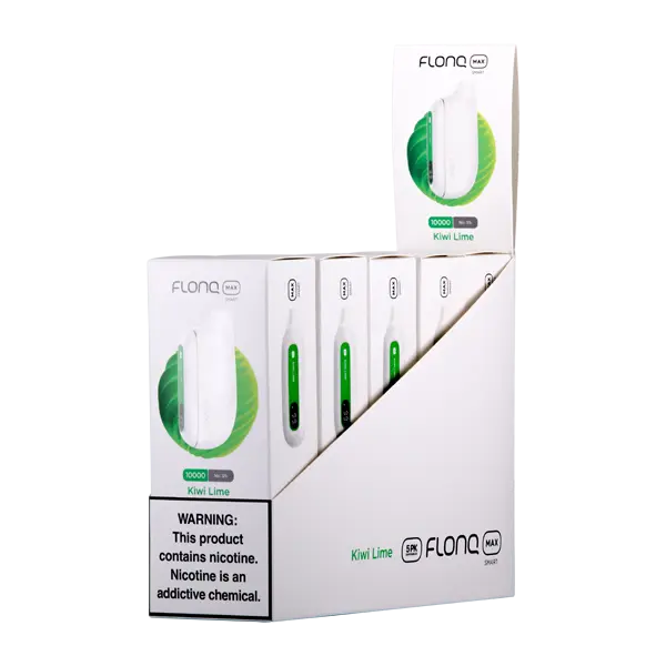 BUY 1 GET 1 FREE Kiwi Lime FLONQ Max Smart | Vape Amazon India Flonq